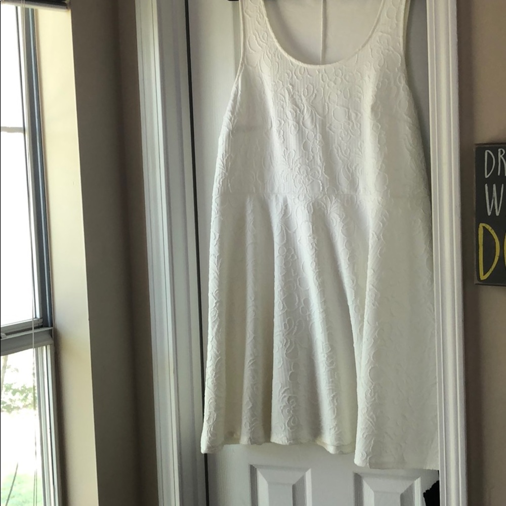 Creme Cotton Dress